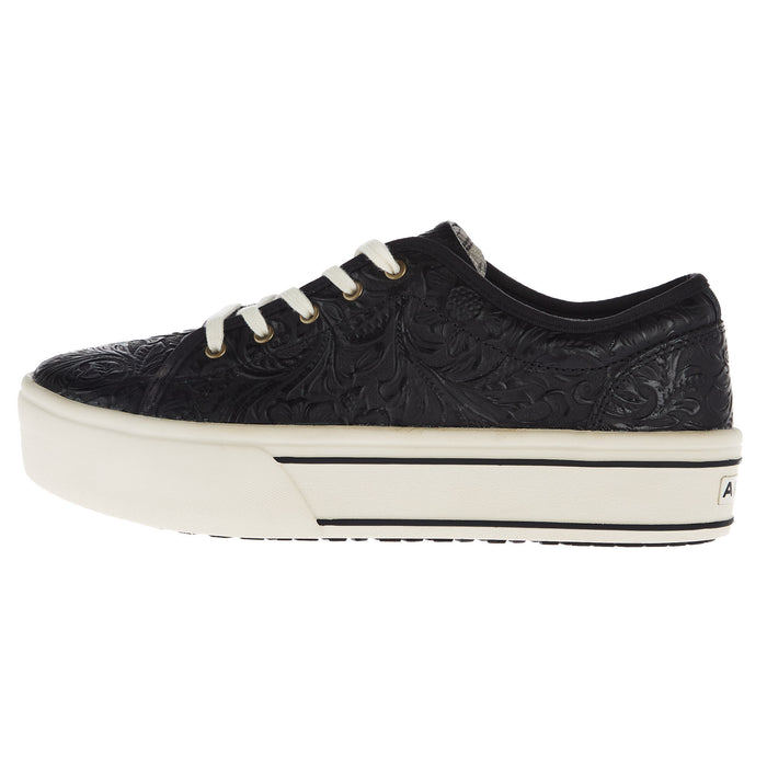 Ariat Women`s Skylar Black Floral Embossed Casual