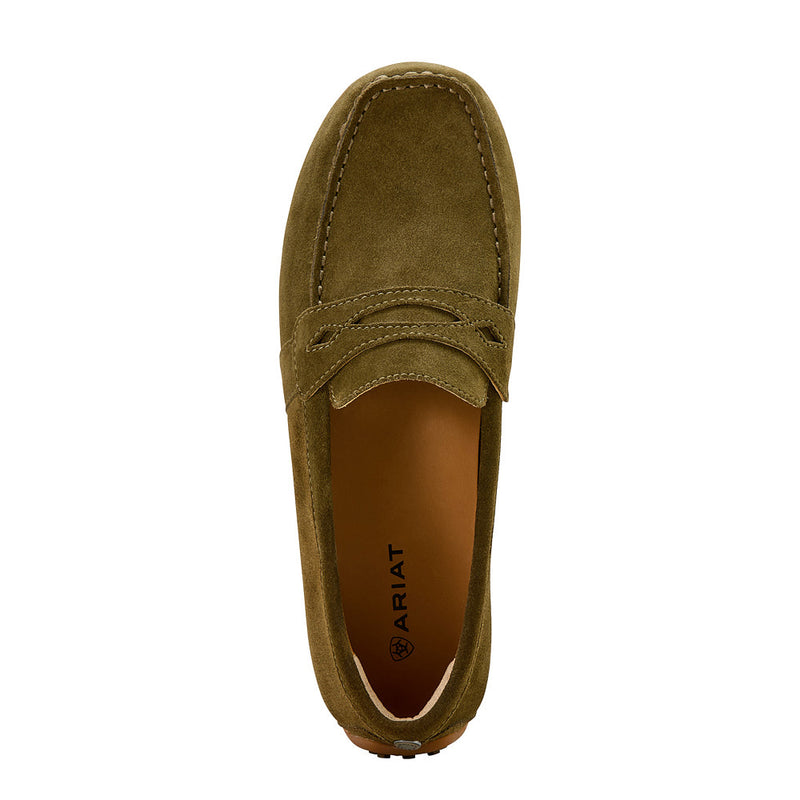 Ariat Women`s Dark Olive Suede Selene Driving Moc