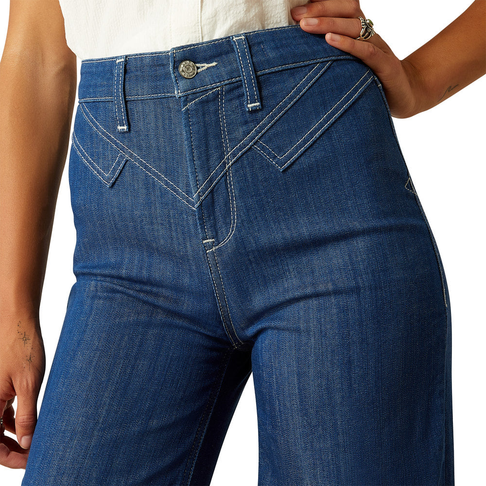 Ariat Womens Westie Yoke Wide Leg Jean — NRS