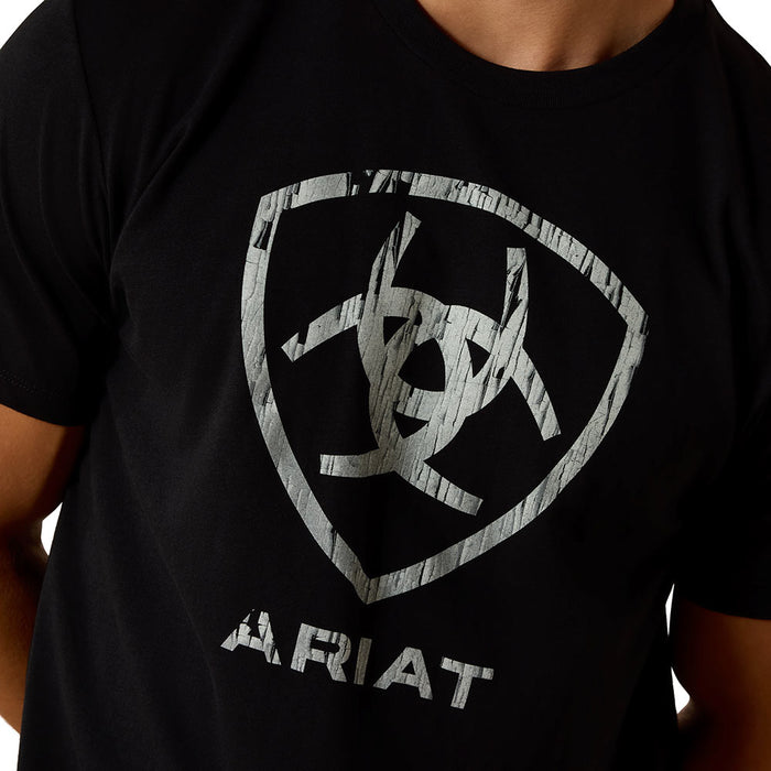 Ariat Men's Barn Shield Black Tee Shirt