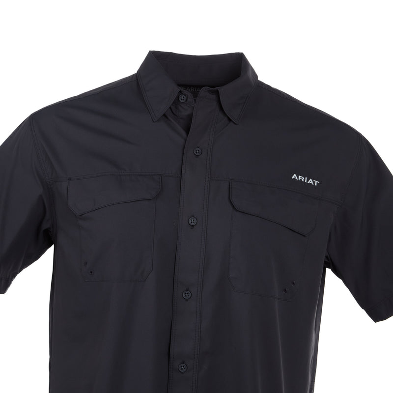Ariat Mens Charcoal VentTek Outbound Short Sleeve Shirt