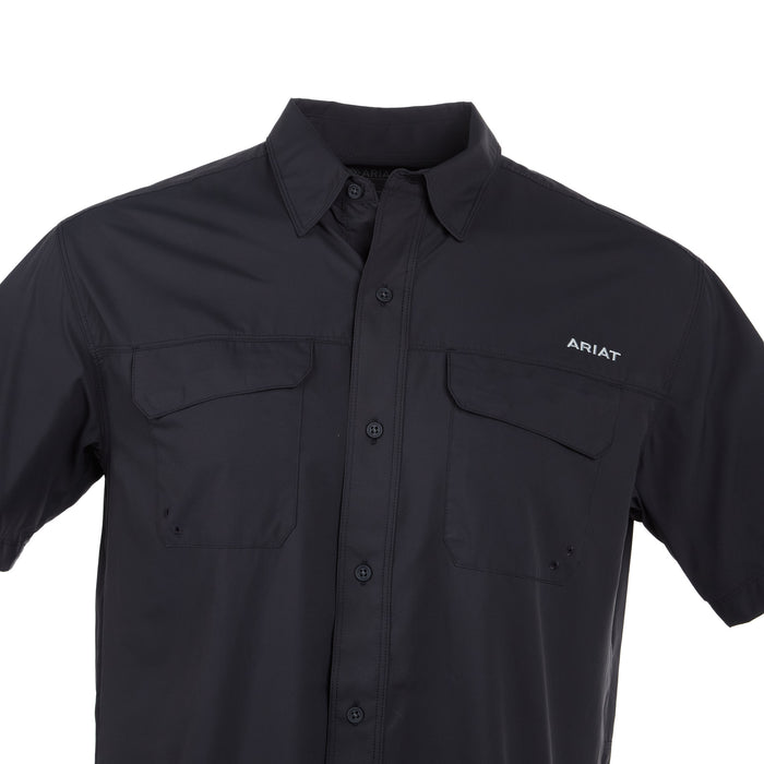 Ariat Mens Charcoal VentTek Outbound Short Sleeve Shirt