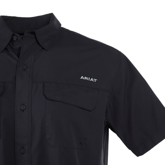 Ariat Mens Charcoal VentTek Outbound Short Sleeve Shirt