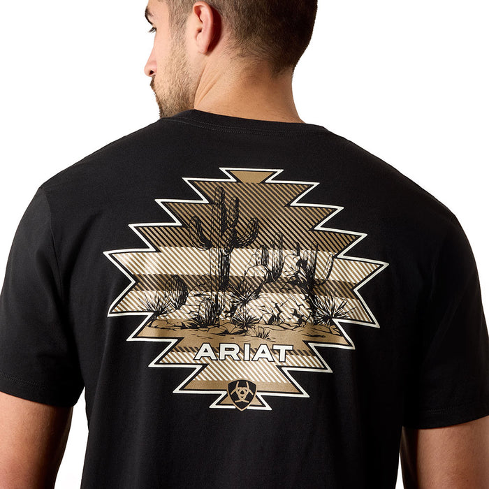 Ariat Men's Cactus Rider Black Tee Shirt