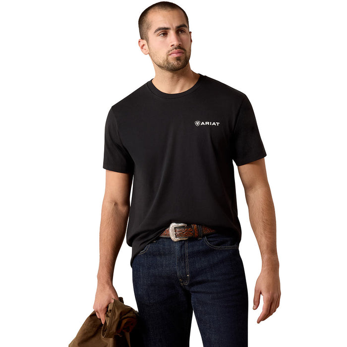 Ariat Men's Cactus Rider Black Tee Shirt
