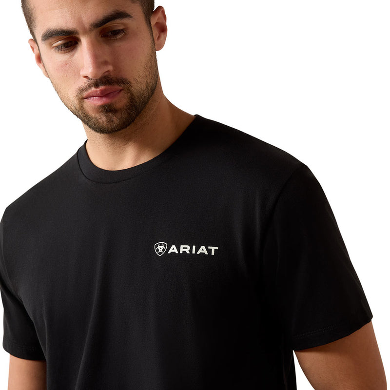 Ariat Men's Cactus Rider Black Tee Shirt