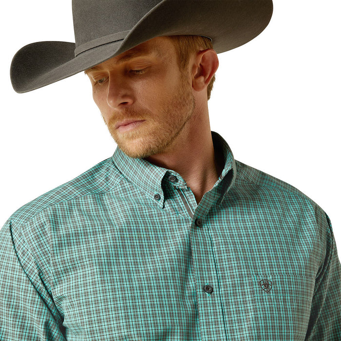 Ariat Men's Pro Series Aqua Blue Classic Shirt