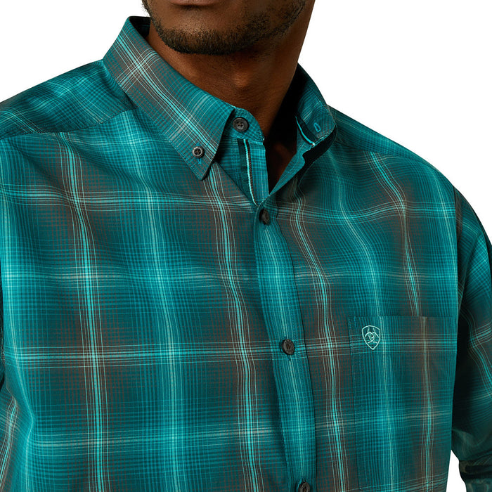 Ariat Men's Dark Teal Pro Series Bear Shirt