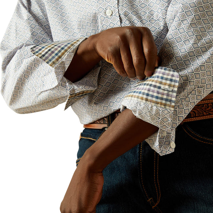 Ariat Men's Declan White Wrinkle Free Shirt