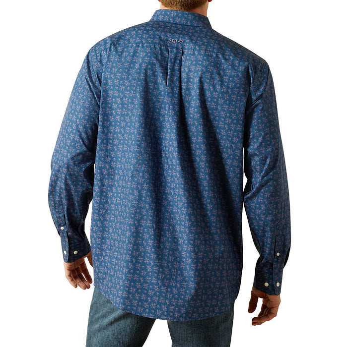 Ariat Men's Denim Blue Wrinkle Free Darwin Shirt