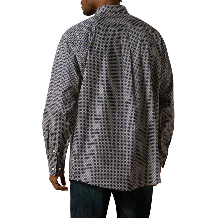 Ariat Men's Navy Wrinkle Free Dale Shirt