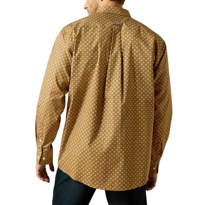 Ariat Men's Khaki Wrinkle Free Darryl Shirt