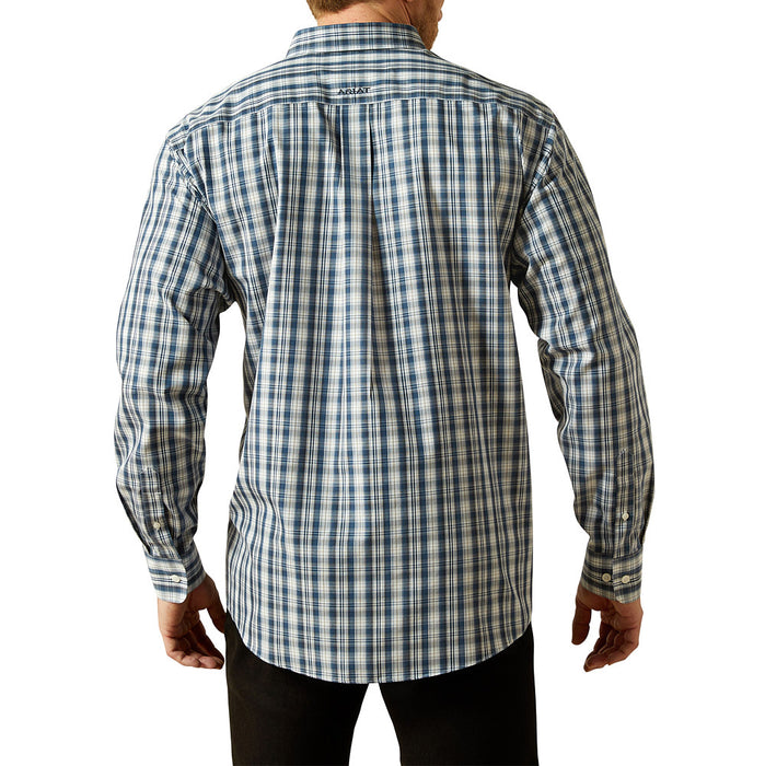 Ariat Men's Navy Wrinkle Free Dargan Shirt