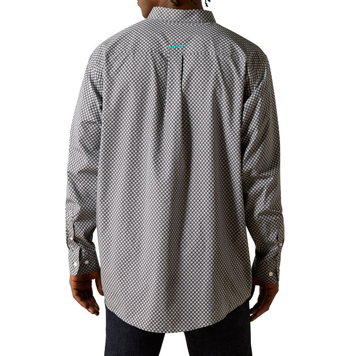 Ariat Men's Grey Wrinkle Free Caleb Shirt