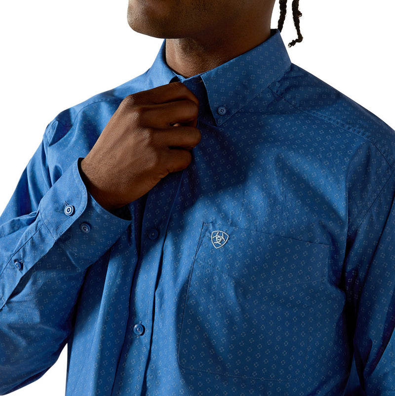 Ariat Men's Blue Stratford Button Shirt