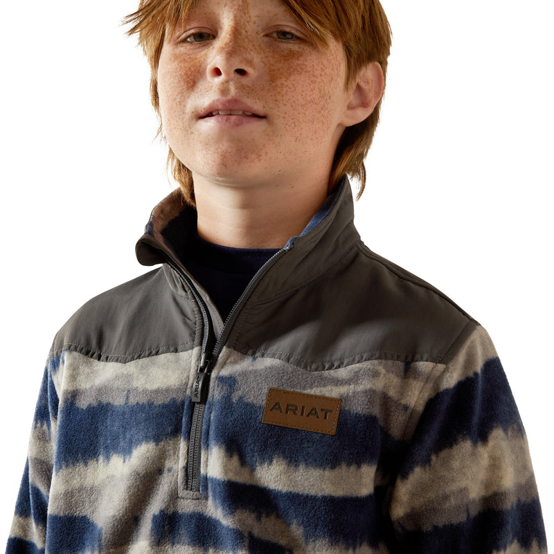 Ariat Boy's Basis Dark Denim Southwest Sweatshirt