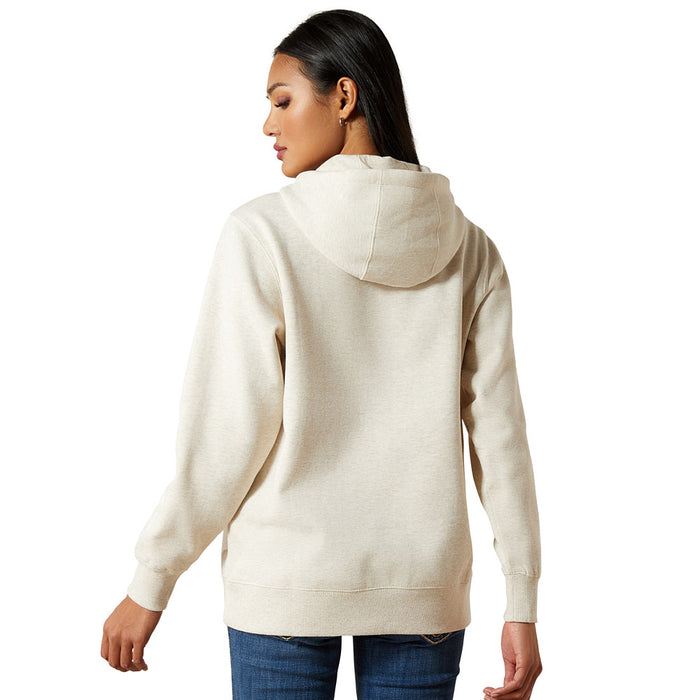 Ariat Women's Oatmeal 2.0 Logo Hoodie