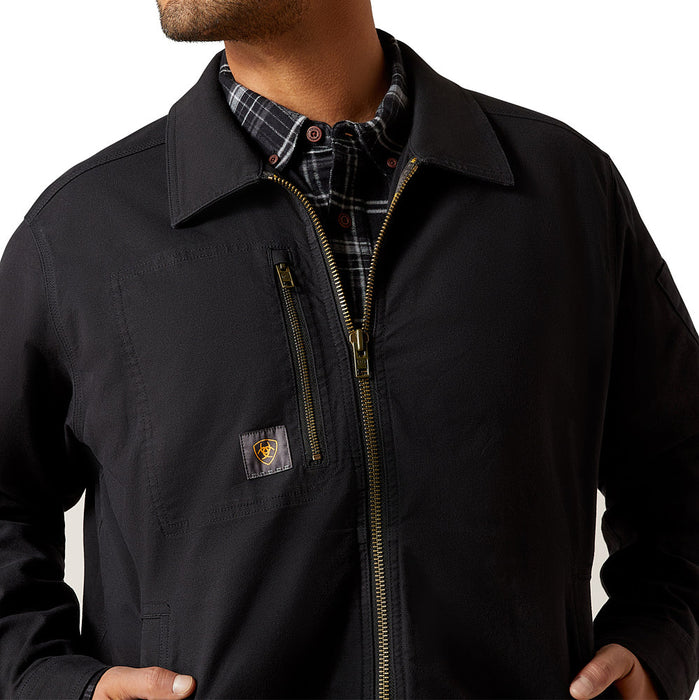 Ariat Men's Rebar Made Tough Shop Black Jacket