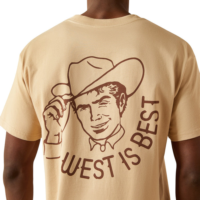 Ariat Men's Irish Cream West Is Best Tee Shirt