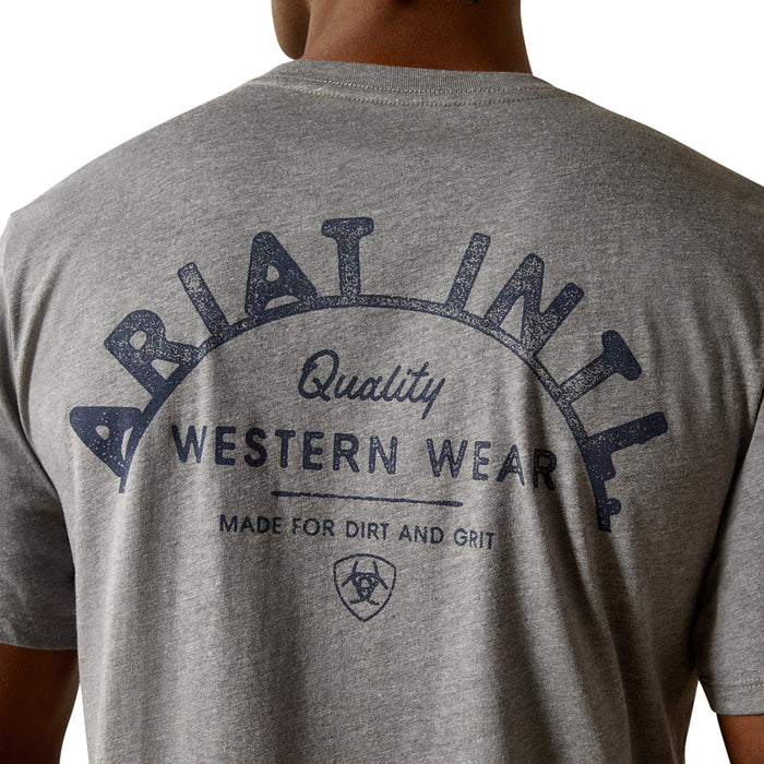 Ariat Men's Graphite Iron Ranch Arch Tee Shirt