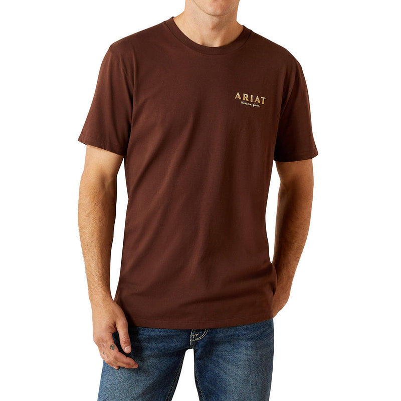 Ariat Men's Deep Mahogany Haters Club Tee Shirt
