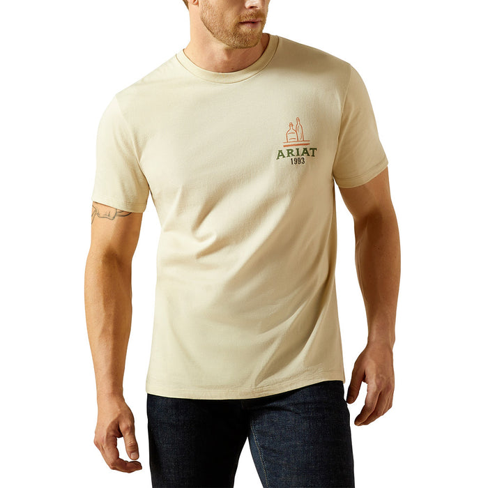 Ariat Men's Mezclilla Natural Tee Shirt
