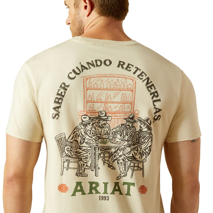 Ariat Men's Mezclilla Natural Tee Shirt