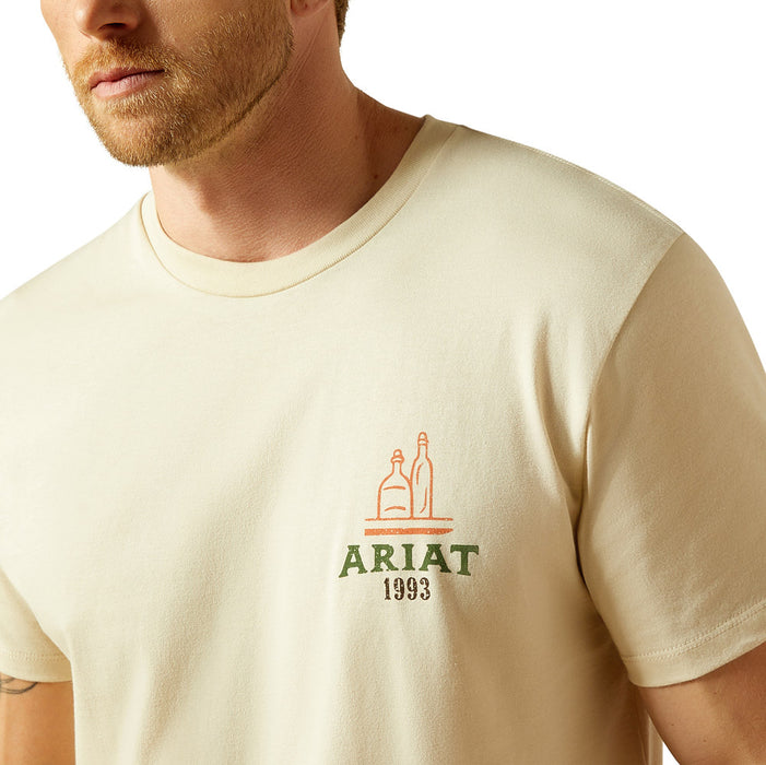 Ariat Men's Mezclilla Natural Tee Shirt