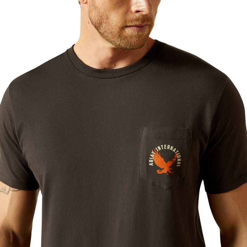 Ariat Men's Vintage Black Eagle Tee Shirt