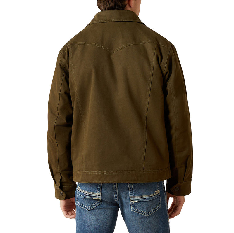 Ariat Men's Desert Sand Khaki Canvas Rancher Jacket