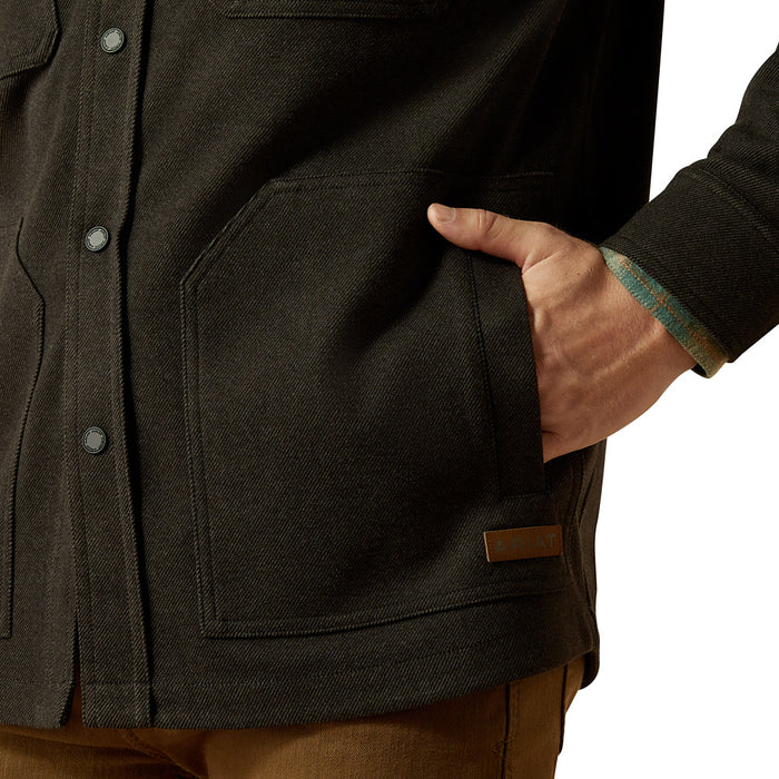 Ariat Men's Cattleman Black Shirt Jacket