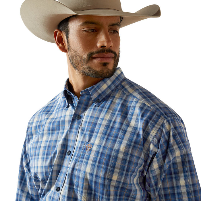 Ariat Men's Soloman Royal Blue Pro Series Shirt