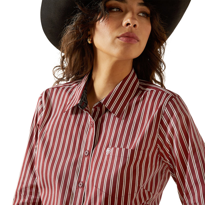 Ariat Women's Cabernet Stripe Kirby Shirt