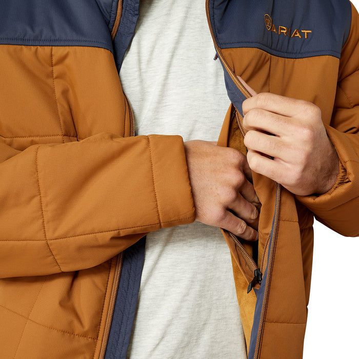 Ariat Men's Blue Lights/Almond Crius Jacket