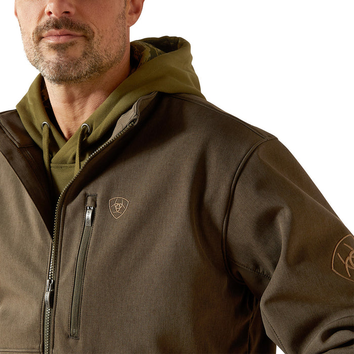 Ariat Men's Earth Green Logo Softshell Jacket