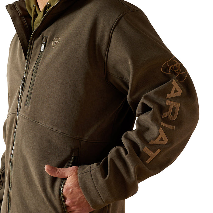 Ariat Men's Earth Green Logo Softshell Jacket