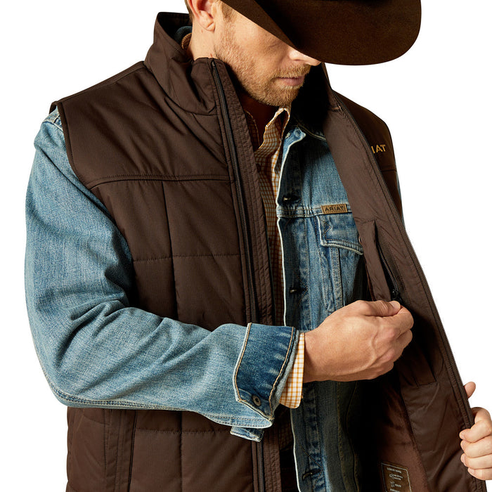 Ariat Men's Brown Cruis Insulated Vest