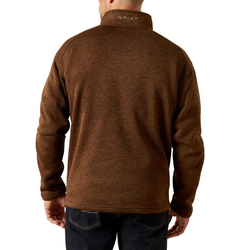 Ariat Men's Khaki Caldwell Reinforced Snap Sweater