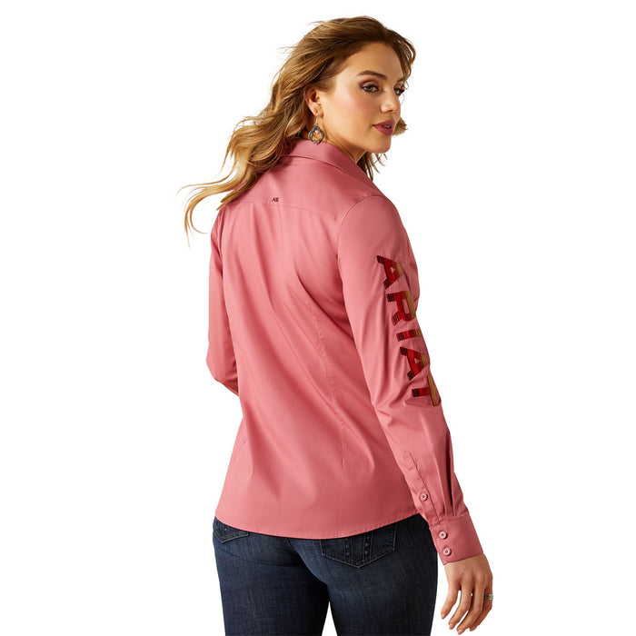 Ariat Women's Team Kirby Stretch Mauvewood Shirt