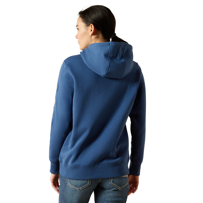 Ariat Women's Ensign Blue & Endless Sky Rebar Hoodie