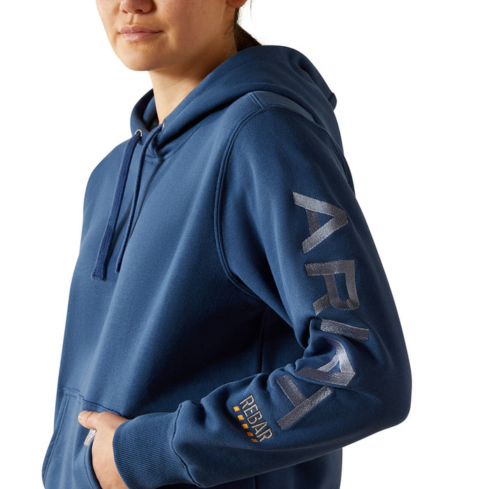 Ariat Women's Ensign Blue & Endless Sky Rebar Hoodie