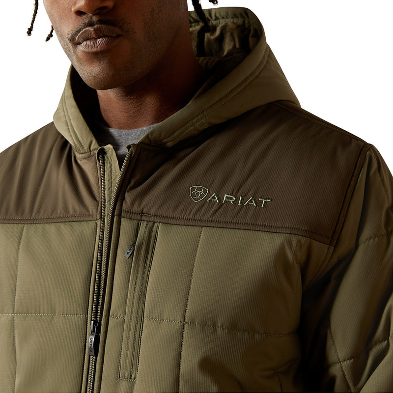 Ariat Men's Green Cruis Hooded Jacket