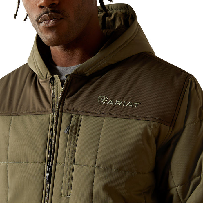 Ariat Men's Green Cruis Hooded Jacket