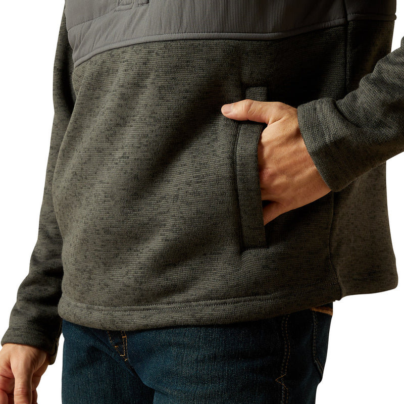 Ariat Men's Grey Caldwell Snap Sweater