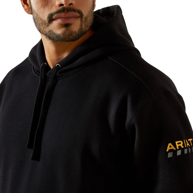 Ariat Men's Rebar Heavy Weight Black Hoodie