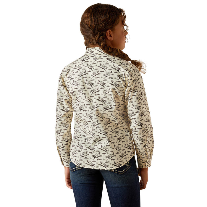 Ariat Girl's Bucking Horse Rodeo Time Shirt