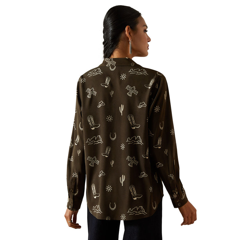 Ariat Women's Layla Print Homestyle Shirt