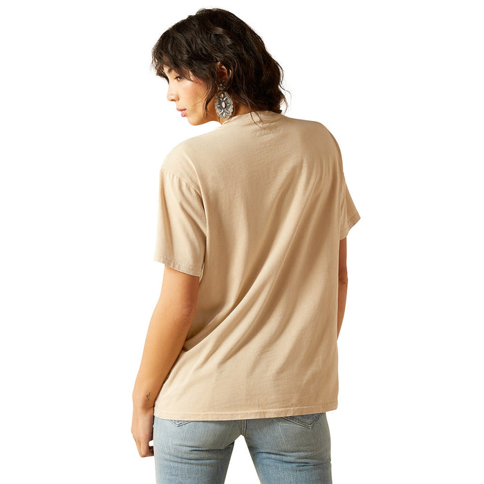 Ariat Women's Oyster Grey Ride On Tee Shirt