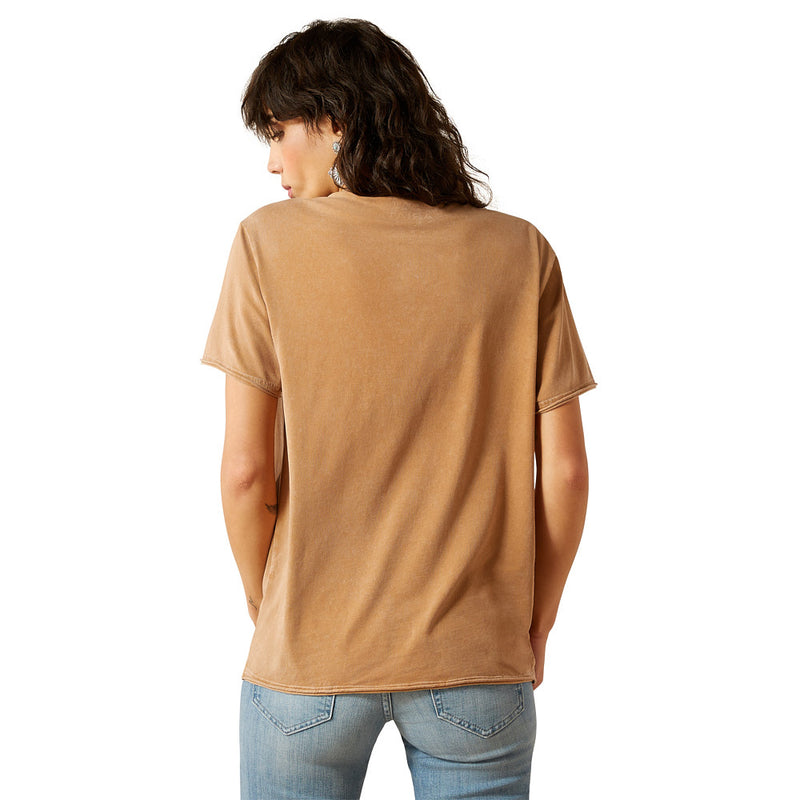 Ariat Women's Buckaroo Toasted Coconut Tee Shirt