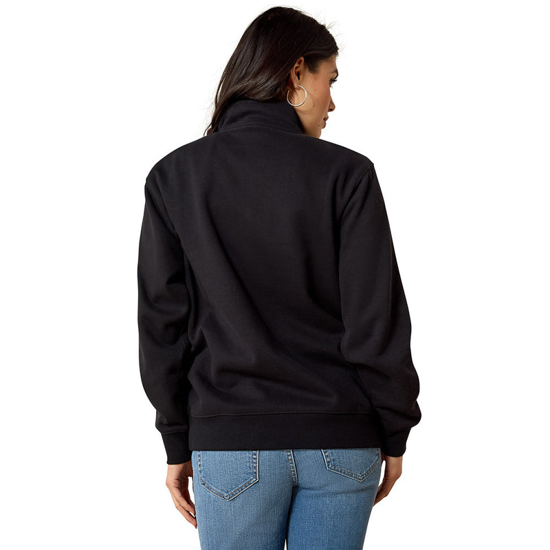 Ariat Women's Black Foundation 1/2 Zip Sweatshirt